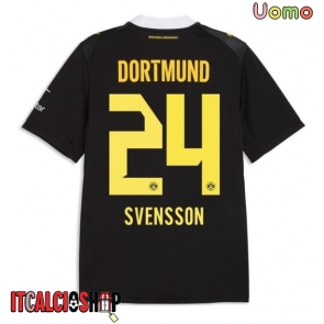 Borussia Dortmund Daniel Svensson #24 Seconda Maglia 2026-27 Manica Corta Borussia Dortmund Daniel Svensson #24 Seconda Maglia 2026-27 Manica Corta